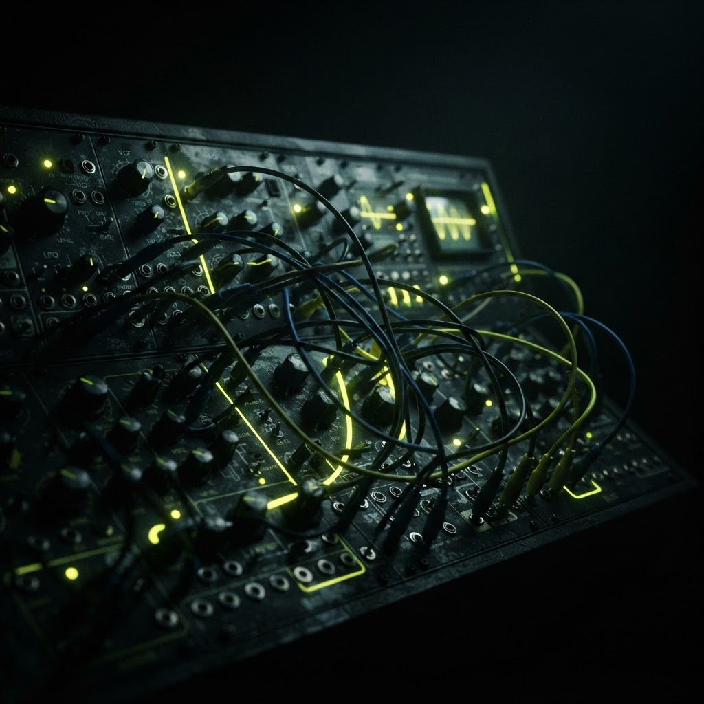 DSNT modular synthesizer artwork